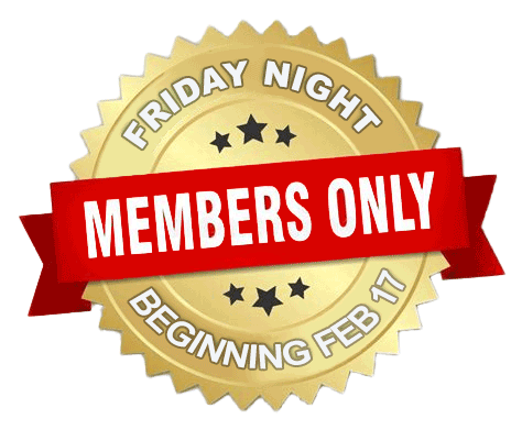 Friday night members only logo